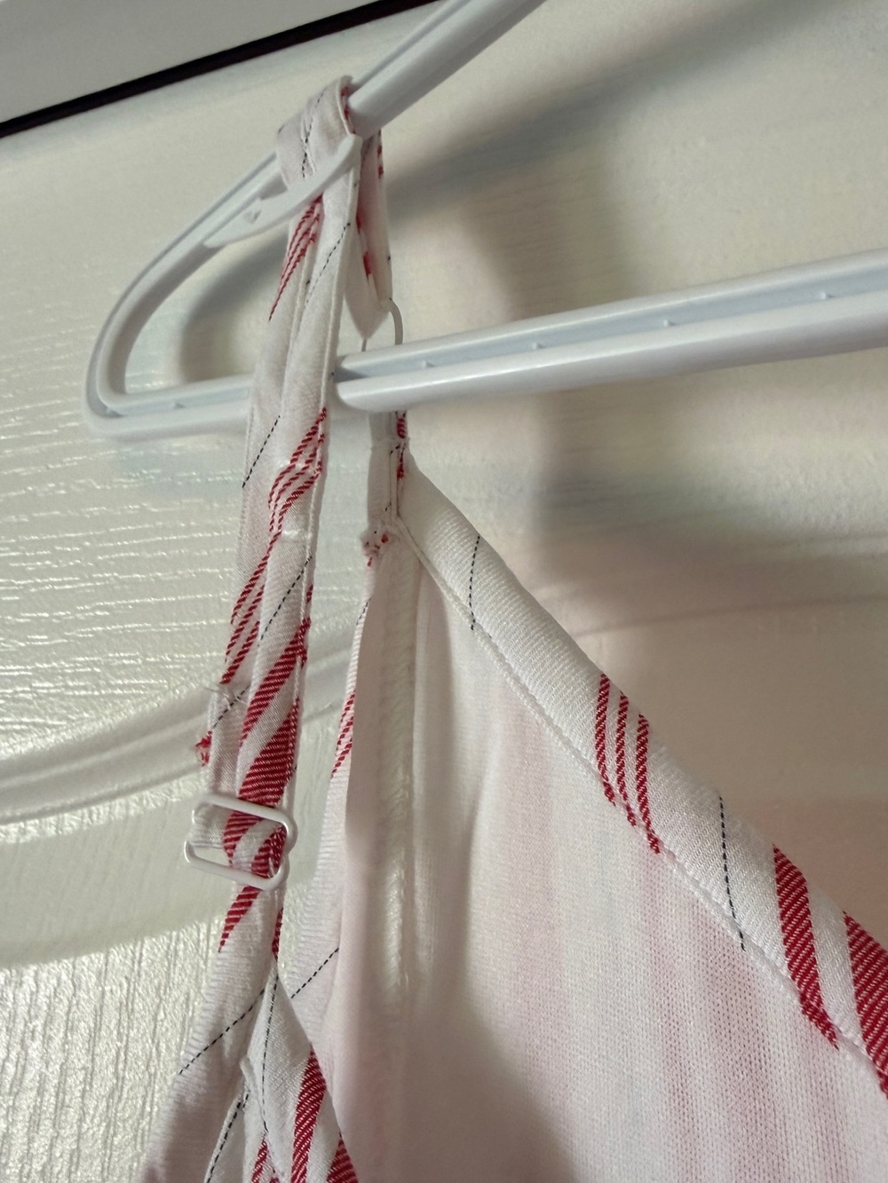 Torrid White and Red Striped Midi Dress with Tie Waist - Picture 7 of 12